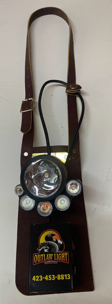 Outlaw Original Ace Pro Light on Leather Sling (Double Walk Lights with 2 Colors)