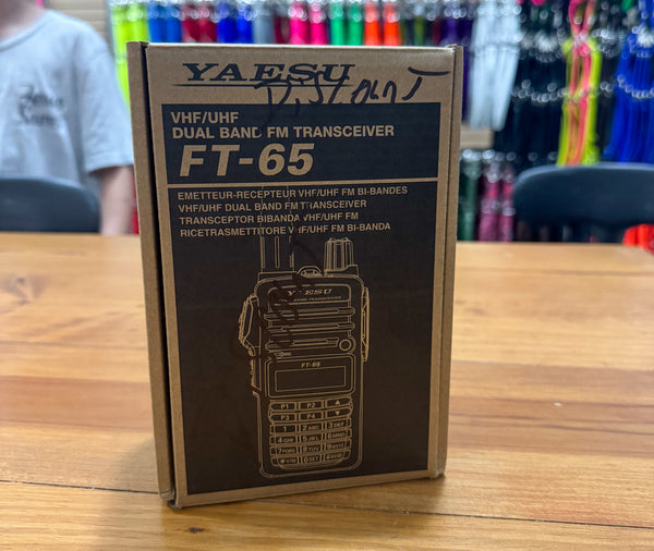 Yaesu FT-65 Handheld Radio - CLEARANCE (Small Scuff on Bottom)