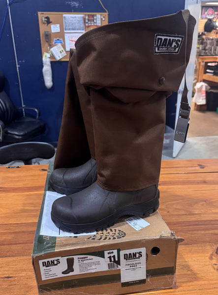 Dan's Frogger with Snake Chaps - Size 11 (Worn Twice) - CLEARANCE