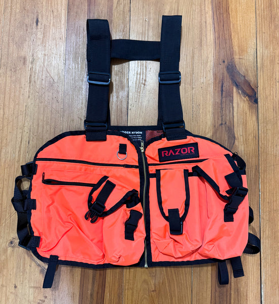 Yoder Strap Vest Orange & Black (NEW) - CLEARANCE