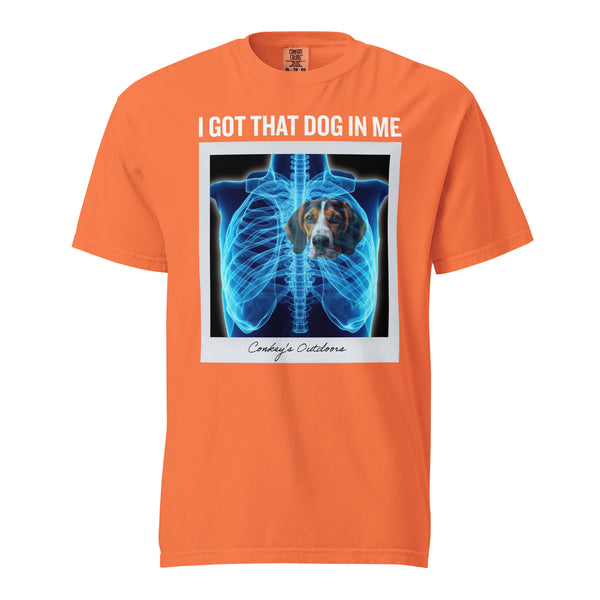 I Got That Dog in Me Coonhound Shirt Burnt Orange