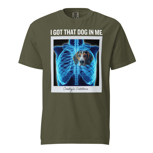 I Got That Dog in Me Coonhound Shirt Sage
