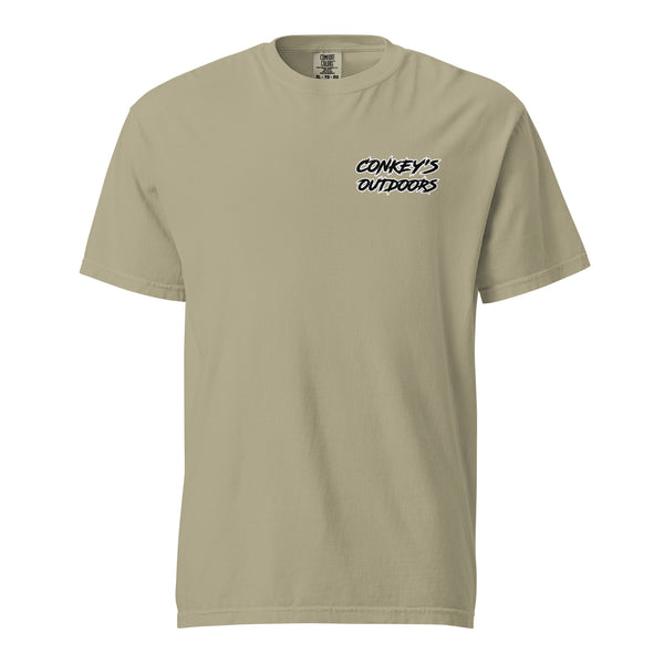 I Like My Dogs Trashy Coonhound Shirt Khaki Front