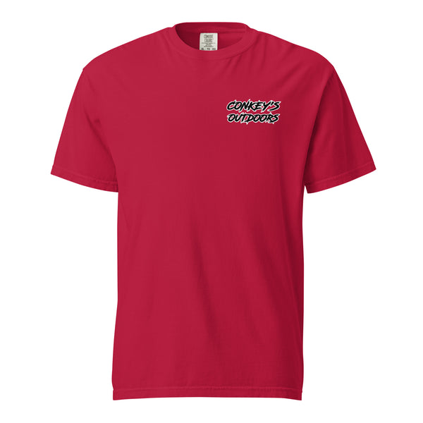 I Like My Dogs Trashy Coonhound Shirt Red Front