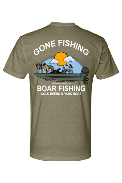 gone fishing - Hog Hunting Shirt