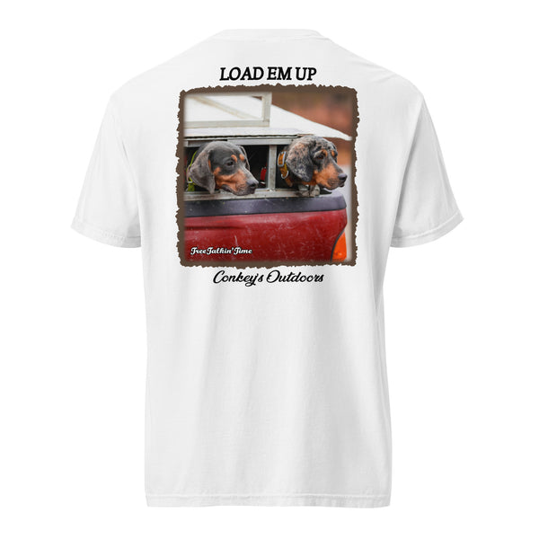 Load Em Up Truck Box Hunting Shirt White