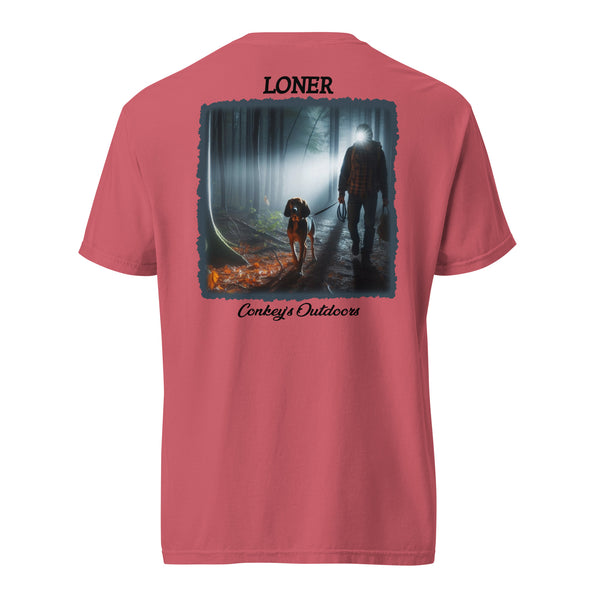 Loner Night Hunting Coonhound Shirt Watermelon