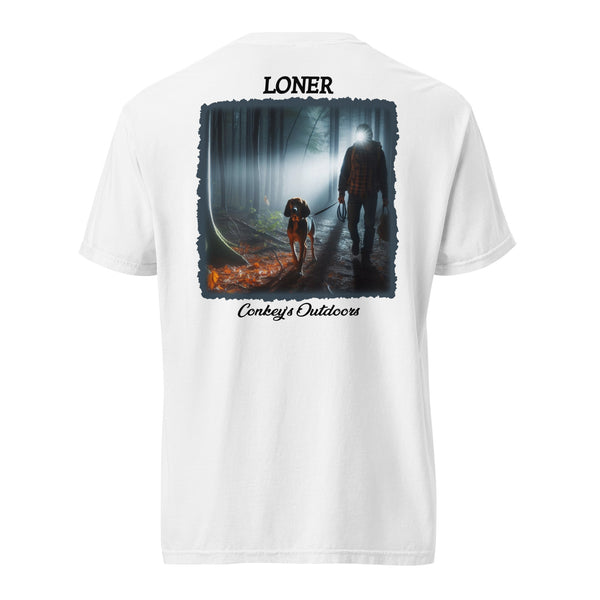 Loner Night Hunting Coonhound Shirt White