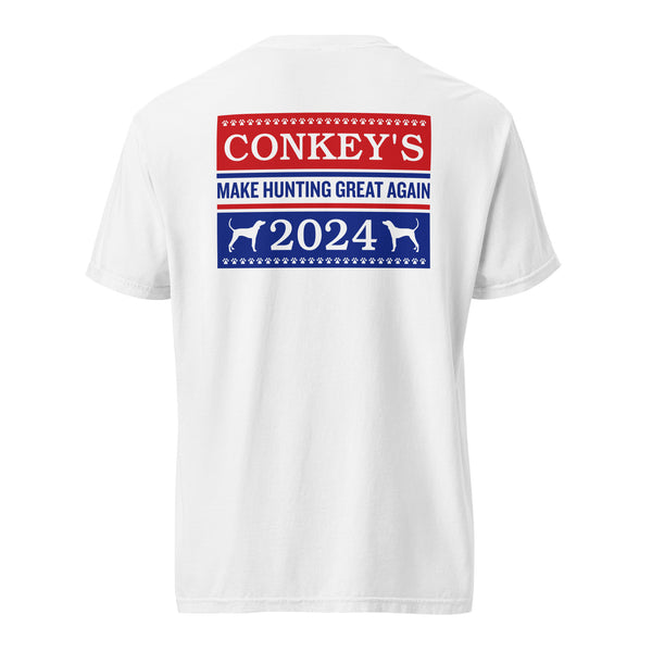 Make Hunting Great Again Coonhound Shirt White