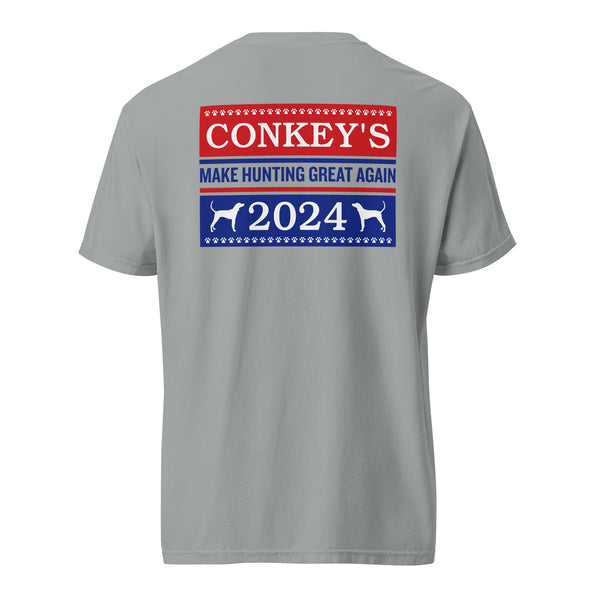 Make Hunting Great Again Coonhound Shirt granite