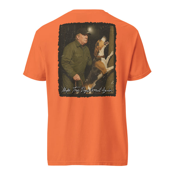 Make Tree Dogs Great Again Coonhound Shirt Burnt Orange
