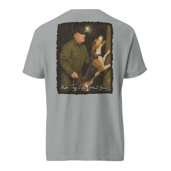 Make Tree Dogs Great Again Coonhound Shirt Granite
