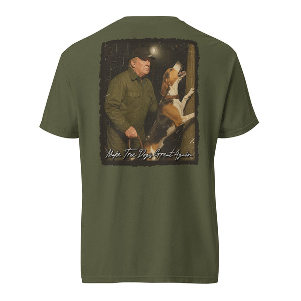 Make Tree Dogs Great Again Coonhound Shirt Hemp

