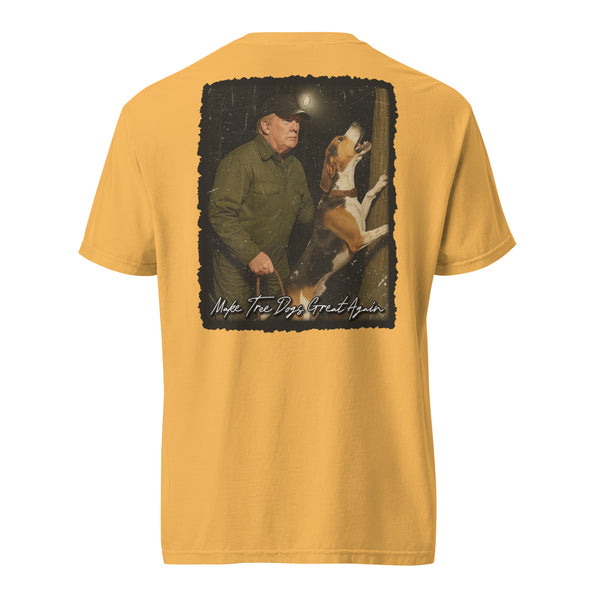 Make Tree Dogs Great Again Coonhound Shirt Mustard
