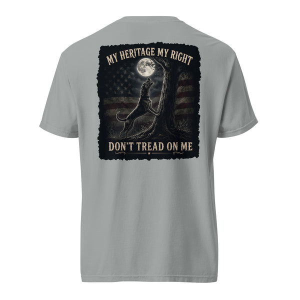 My Heritage My Right Coonhound Shirt Granite

