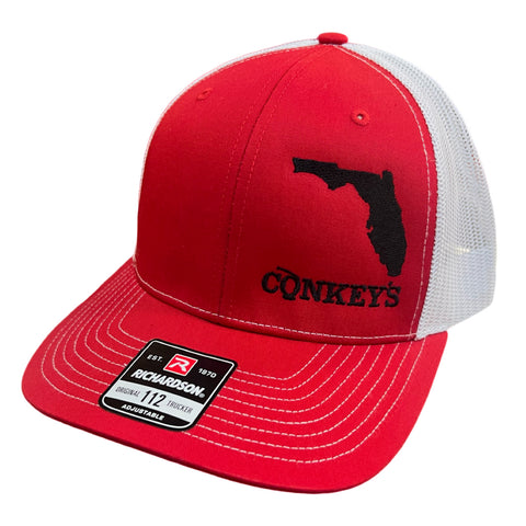 Conkey's Bulldog - Richardson 112 Hat (Red/White/Black)