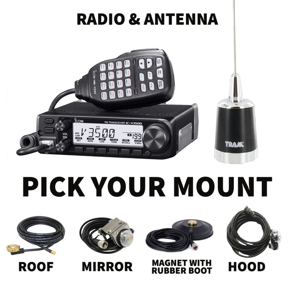 Icom IC-V3500 VHF Radio Bundle – Conkey's Outdoors