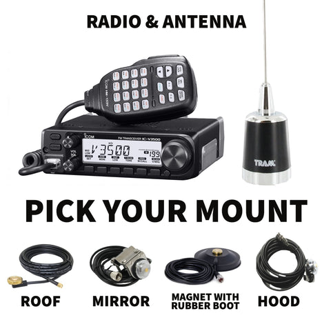 Icom  IC-V3500 VHF Radio Bundle