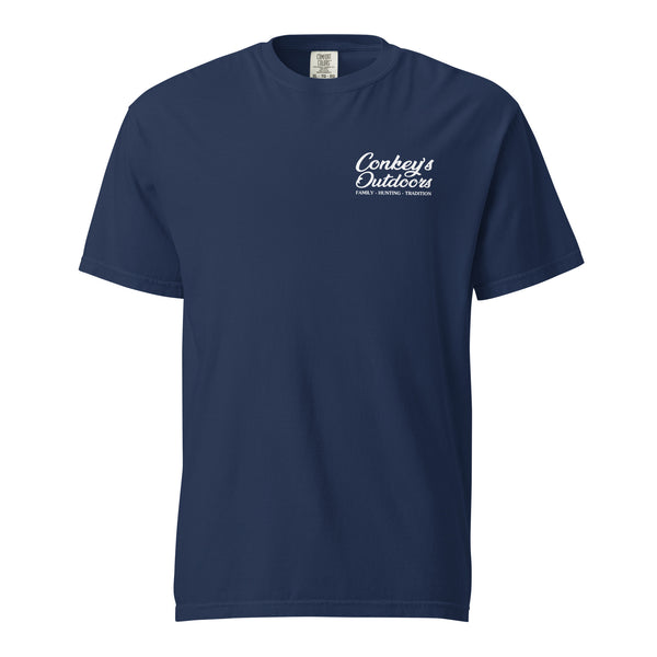 No More Leash Lock Hunting Shirt True Navy Front
