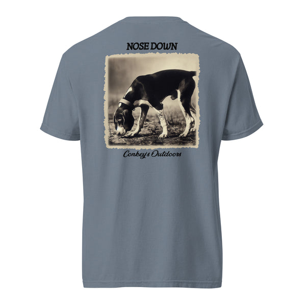Nose Down Tracking Hound Shirt Blue Jean
