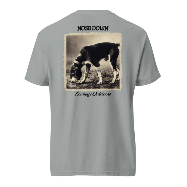 Nose Down Tracking Hound Shirt Granite

