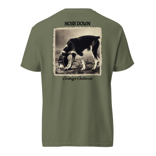 Nose Down Tracking Hound Shirt Moss
