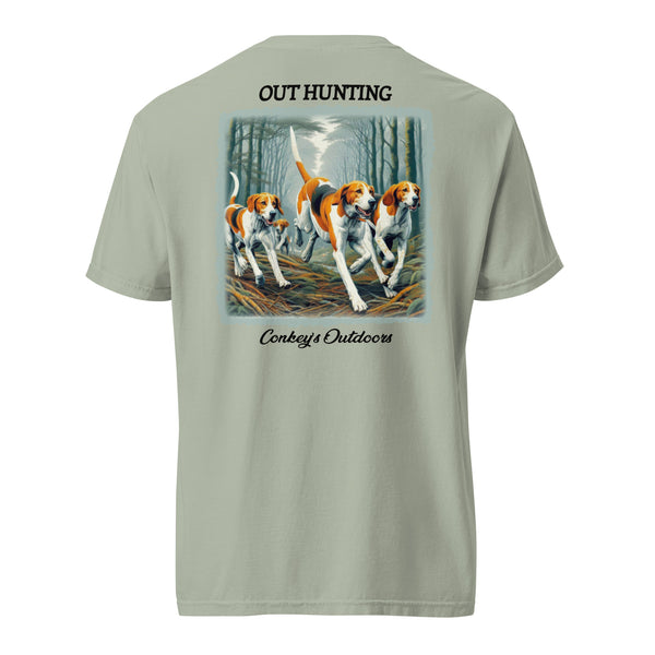 Out Hunting Pack of Hounds Shirt Bay