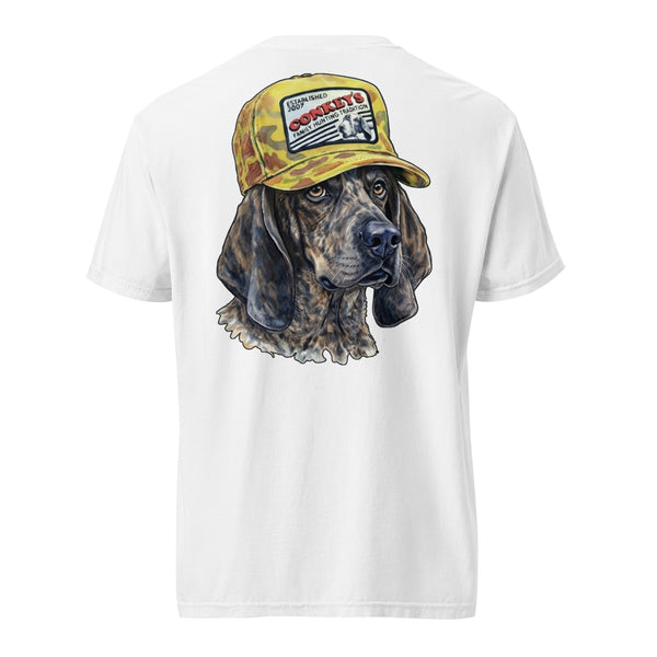 Plott Tradition Coonhound Shirt White
