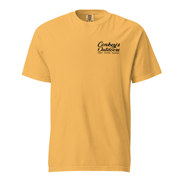 Pointer Tradition Bird Dog Shirt Mustard Front
