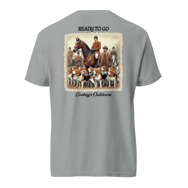 Ready To Go Vintage Fox Hunt Shirt Granite
