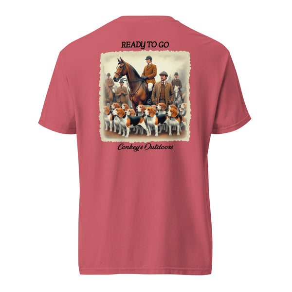 Ready To Go Vintage Fox Hunt Shirt Watermelon
