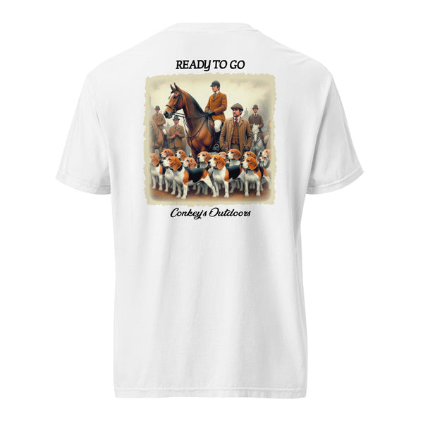 Ready To Go Vintage Fox Hunt Shirt White
