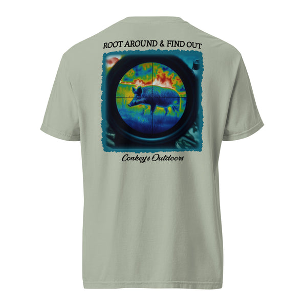 Root Around & Find Out Thermal Hog Hunting Shirt Bay Front
