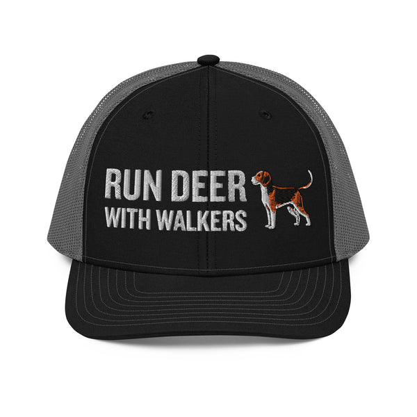 Run Deer with Walkers Hat Black / Charcoal Front
