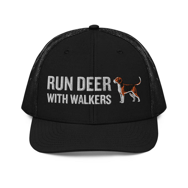 Run Deer with Walkers Hat Black Front
