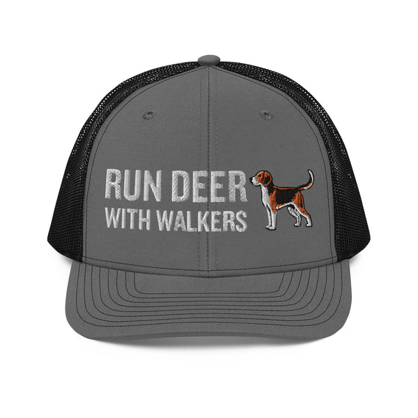 Run Deer with Walkers Hat Charcoal/Black Front
