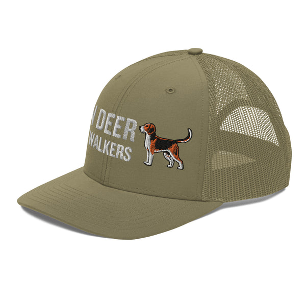 Run Deer with Walkers Hat Loden Side
