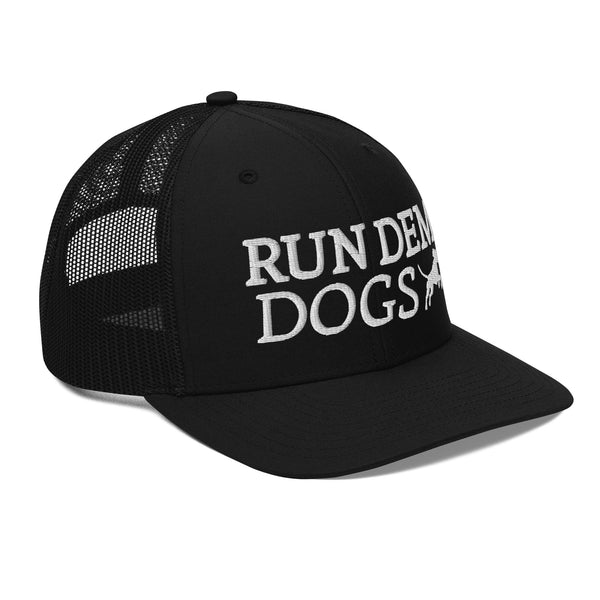 Run Dem Dogs Hat Black Side
