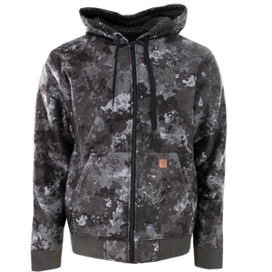 High Pile Fleece Full Zip Hoodie - Midnight