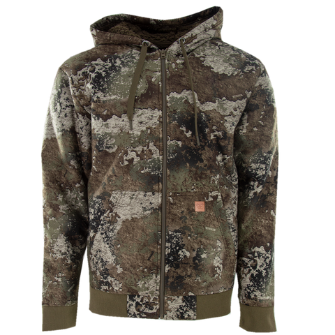 High Pile Fleece Full Zip Hoodie - Strata