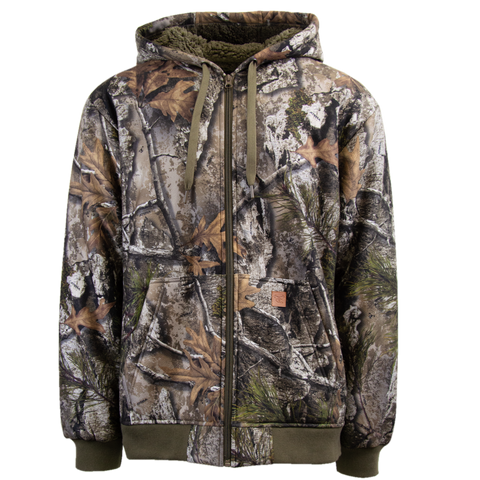 High Pile Fleece Full Zip Hoodie - Atera