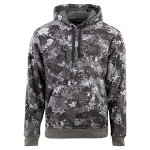 High Pile Fleece Hoodie with TrueTimber logo- Midnight Camo