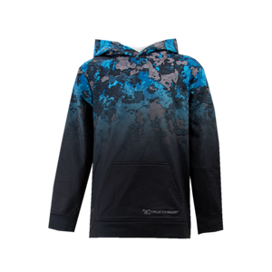Youth DropShot Gradient Hoodie - RipTide/Dark Charcoal