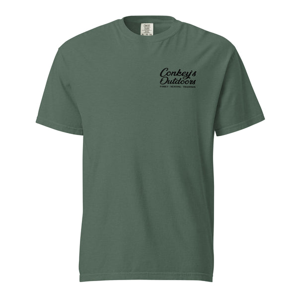 Satisfaction Since 2007 Shirt Blue Spruce Front
