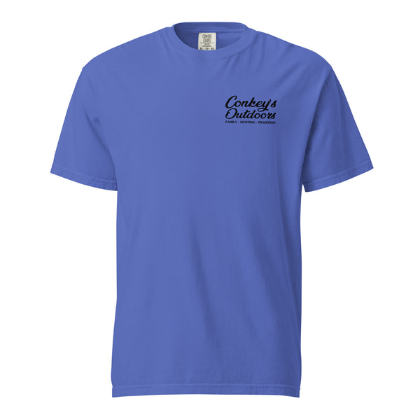 Satisfaction Since 2007 Shirt Flo Blue Front
