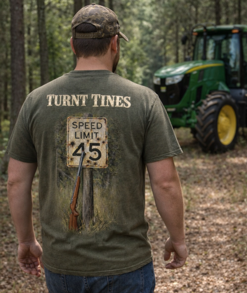 Turnt Tines Turnt Tines Speed Limit Sign T-shirt