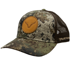 Jack Link's Leather Steer Horn Patch Hat - Strata Camo