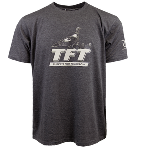 Turkeys for Tomorrow Tee - Charcoal Heather