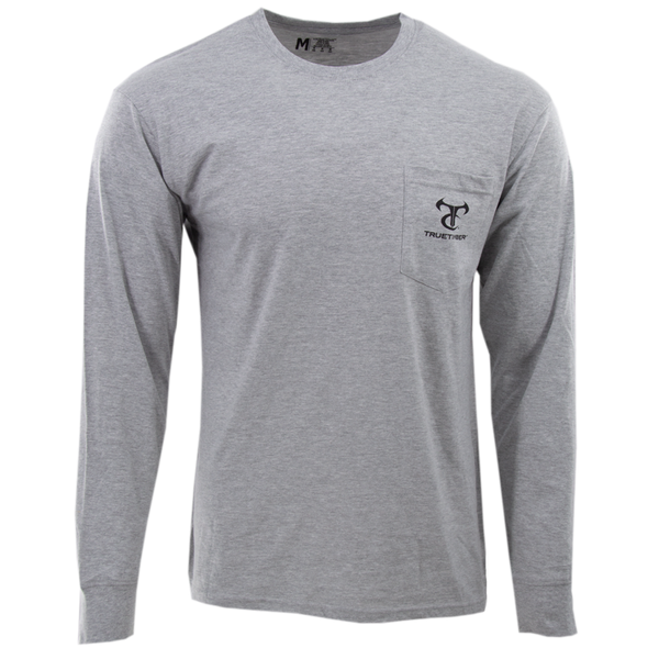 TTC LS Pocket Tee - Heather Gray