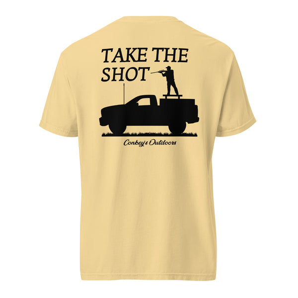 Take The Shot Truck Bed Hunting Shirt Butter